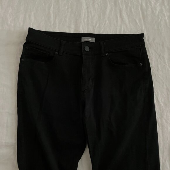 DL1961 Mens Nick Slim Jeans Black - Picture 3 of 9